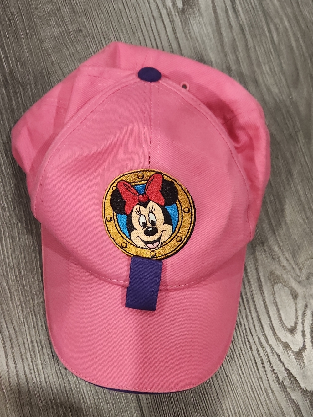 Pink DISNWY CRUISE LINE Minnie Mouse Embroidered Baseball Cap